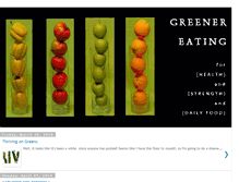 Tablet Screenshot of greenereating.com